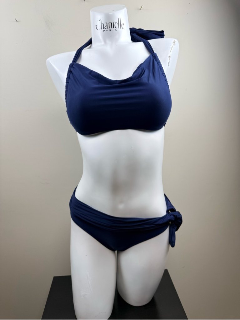 Lenny Niemeyer Blue Bikini Made In Brazil Small